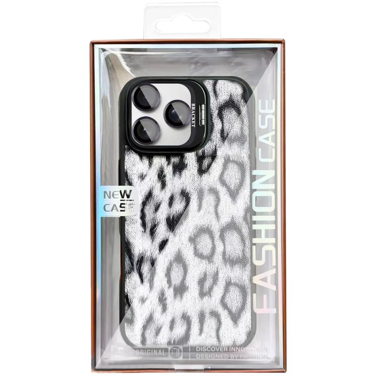 Чехол TPU+PC Wild Leopard with MagSafe and Lens для Apple iPhone 15 Pro (6.1") Black