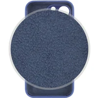 Чехол Silicone Case Full Camera Protective (AA) для Apple iPhone 15 Pro (6.1") Синий / Deep navy