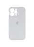 Чехол Silicone Case Full Camera Protective (AA) для Apple iPhone 15 Pro (6.1") Белый / White