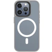 TPU+PC чохол Blueo Skin Friendly Frosted with MagSafe для Apple iPhone 15 Pro (6.1") Сірий