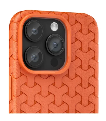 Чехол TPU Weaving для Apple iPhone 15 Pro (6.1") Orange