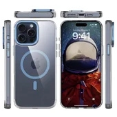 Чехол TPU Space Case Apex with MagSafe для Apple iPhone 15 Pro (6.1") Navy Blue