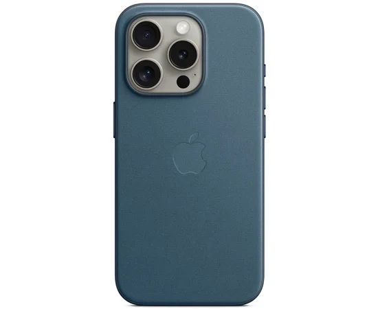 Чехол FineWoven (AAA) with MagSafe для Apple iPhone 15 Pro (6.1") Pacific Blue