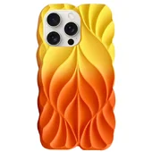 TPU чехол Leaf для Apple iPhone 15 Pro (6.1") Yellow / Orange