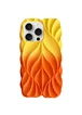 TPU чохол Leaf для Apple iPhone 15 Pro (6.1") Yellow / Orange