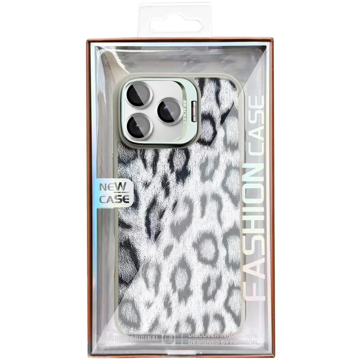 Чехол TPU+PC Wild Leopard with MagSafe and Lens для Apple iPhone 15 Pro (6.1") Grey