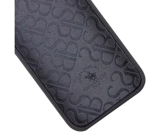 Кожаный чехол Polo Santa Barbara для Apple iPhone 15 Pro (6.1") Black