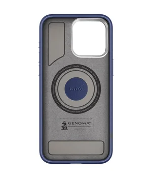 Чохол PC+Leather SGP with MagSafe для Apple iPhone 15 Pro (6.1") Blue