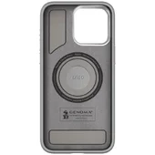Чехол PC+Leather SGP with MagSafe для Apple iPhone 15 Pro (6.1") Grey