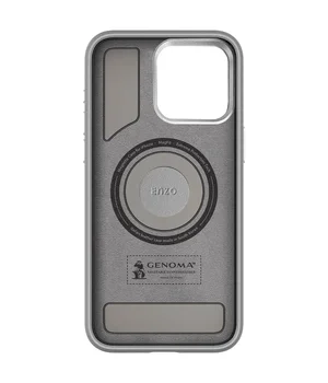 Чохол PC+Leather SGP with MagSafe для Apple iPhone 15 Pro (6.1") Grey