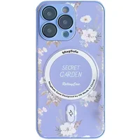TPU+PC чохол Secret Garden with MagSafe для Apple iPhone 15 Pro (6.1") Lilac