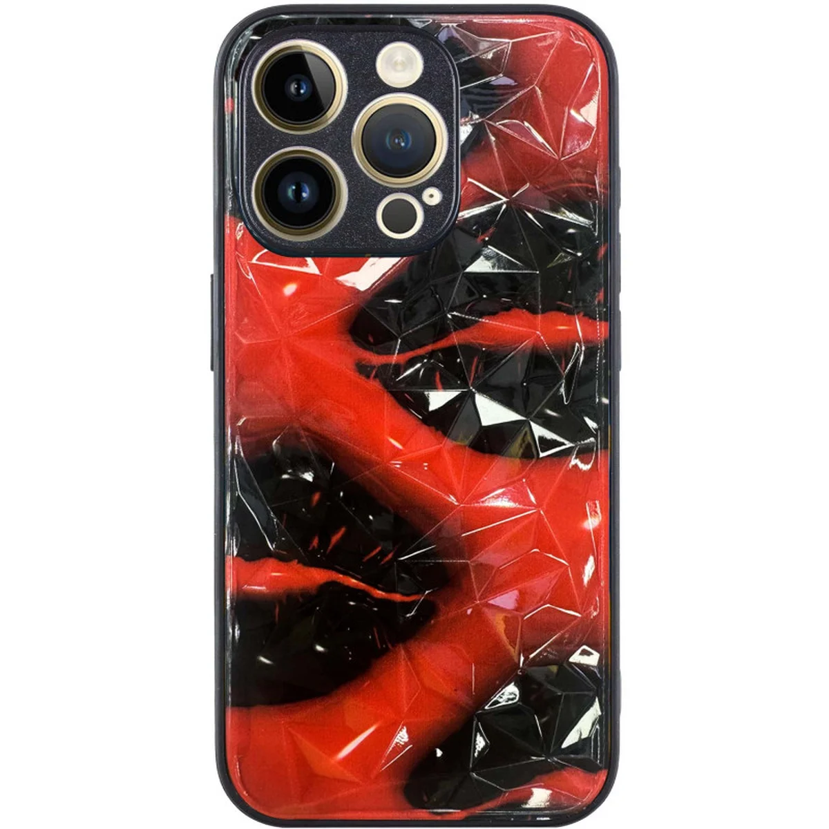 TPU+PC чехол Prisma Plushie для Apple iPhone 15 Pro (6.1") Kiss