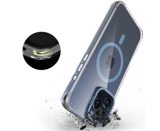 Чохол TPU Space Case Apex with MagSafe для Apple iPhone 15 Pro (6.1") Navy Blue