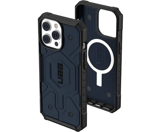 Ударопрочный чехол UAG Pathfinder with MagSafe для Apple iPhone 15 Pro (6.1") Синий