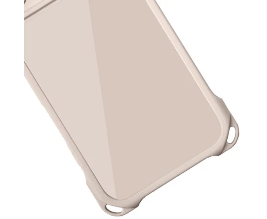 Чехол TPU CrossBody with straps для Apple iPhone 15 Pro (6.1") Antique White