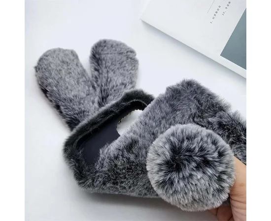 Чехол TPU Rabbit для Apple iPhone 15 Pro (6.1") Grey