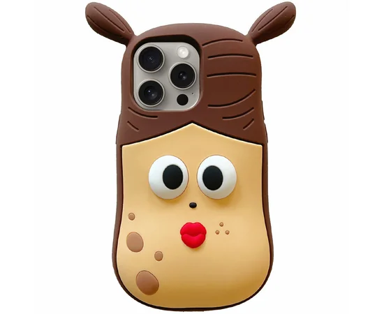 Силиконовый чехол Funny 3D для Apple iPhone 15 Pro (6.1") She