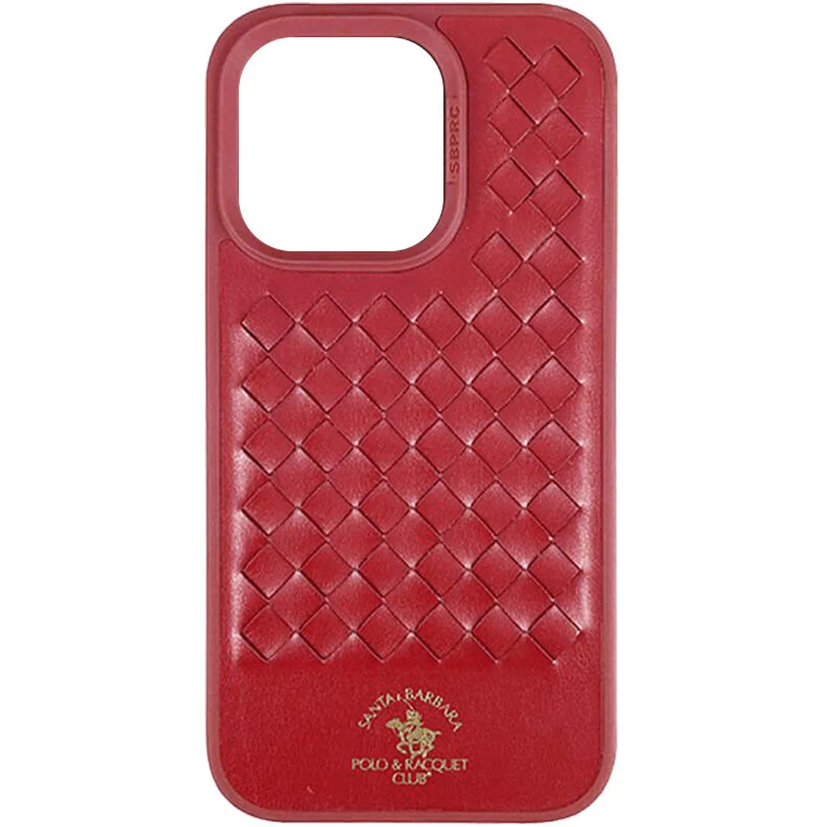 Кожаный чехол Polo Santa Barbara для Apple iPhone 15 Pro (6.1") Red