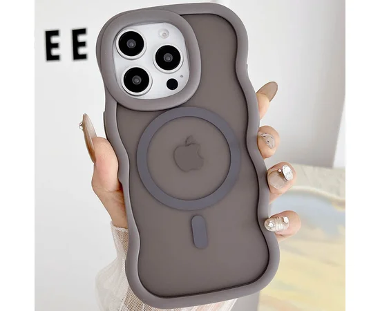 Чехол TPU+PC Undine with MagSafe для Apple iPhone 15 Pro (6.1") Grey