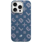 TPU+PC чехол Blueo Gilded Tactile Woven with MagSafe для Apple iPhone 15 Pro (6.1") Blue