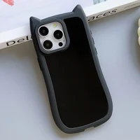 Чехол TPU GETMAN Cat with straps для Apple iPhone 15 Pro (6.1") Black