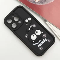 Чехол TPU Toys Case для Apple iPhone 15 Pro (6.1") Black / Melody