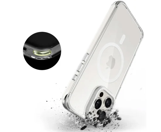 Чохол TPU Space Case Apex with MagSafe для Apple iPhone 15 Pro (6.1") Silver