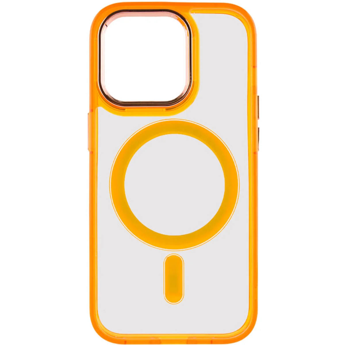 Чохол TPU Iris with MagSafe для Apple iPhone 15 Pro (6.1") Помаранчевий