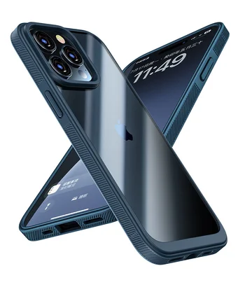 Чохол TPU+PC Pulse для Apple iPhone 15 Pro (6.1") Blue Чохол TPU+PC Pulse для Apple iPhone 15 Pro (6.1") Blue