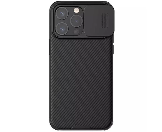Карбонова накладка Nillkin CamShield Pro для Apple iPhone 15 Pro (6.1") Black