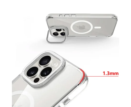 Чохол TPU Space Case Apex with MagSafe для Apple iPhone 15 Pro (6.1") Silver