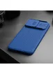 Карбонова накладка Nillkin CamShield Pro Magnetic для Apple iPhone 15 Pro (6.1") Blue