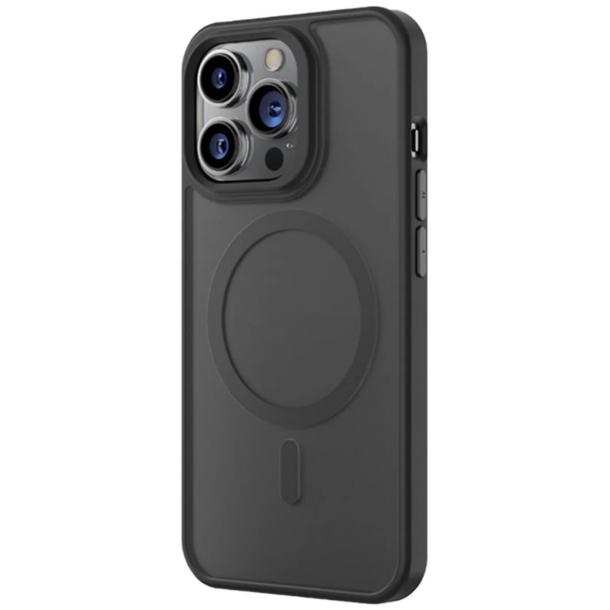 TPU+PC чехол Blueo Skin Friendly Frosted with MagSafe для Apple iPhone 15 Pro (6.1") Черный