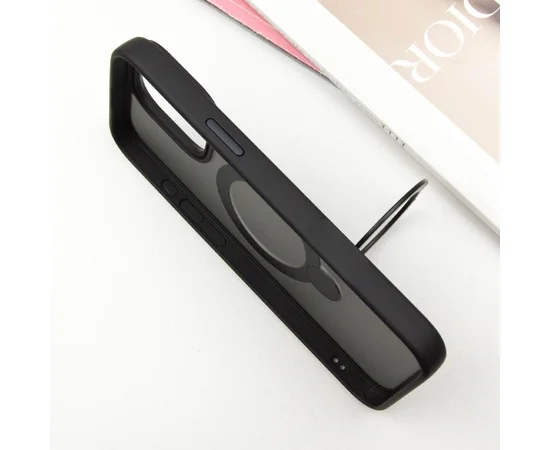 Чехол Ummi Colorful with MagSafe HQ Ring для Apple iPhone 15 Pro (6.1") Black