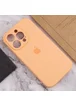 Чохол Silicone Case Full Camera Protective (AA) Apple iPhone 15 Pro (6.1") Помаранчевий / Cantaloupe