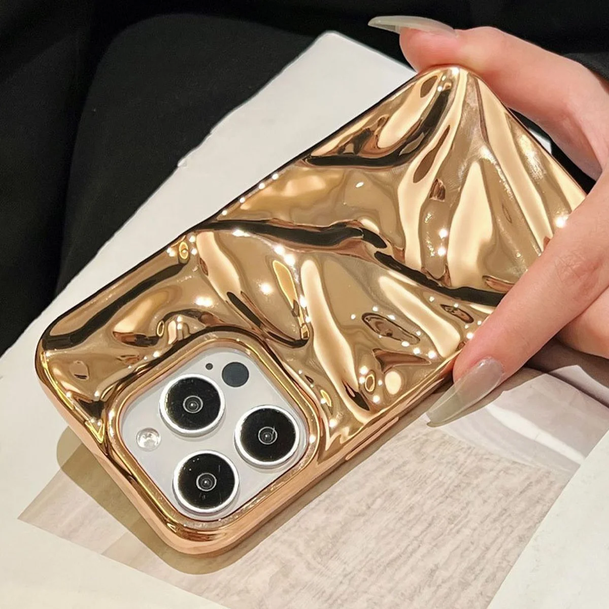 Чехол TPU Sea для Apple iPhone 15 Pro (6.1") Gold