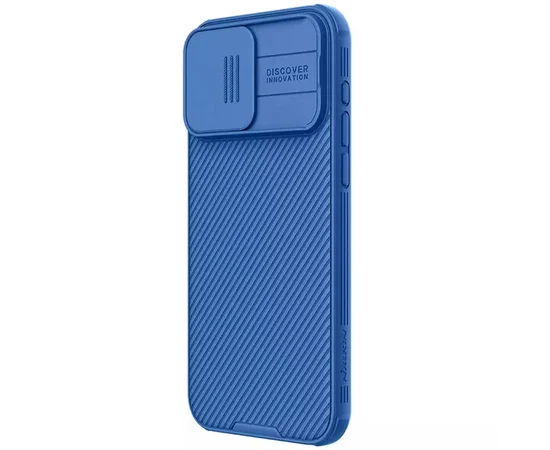 Карбонова накладка Nillkin CamShield Pro для Apple iPhone 15 Pro (6.1") Blue