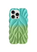 TPU чехол Leaf для Apple iPhone 15 Pro (6.1") Marine Green / Mint