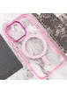 Чехол TPU Iris with MagSafe для Apple iPhone 15 Pro (6.1") Розовый
