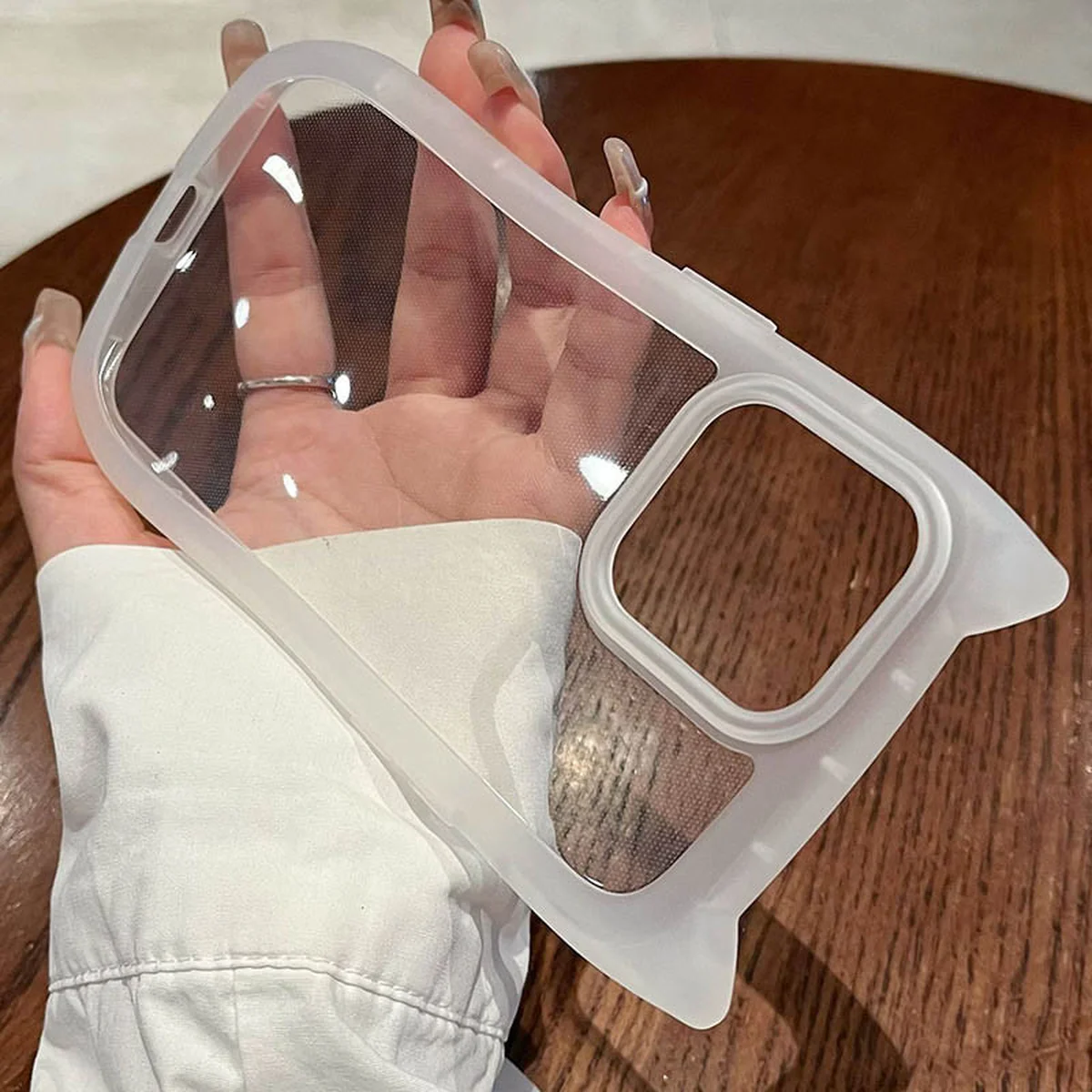 Чехол TPU Cat для Apple iPhone 15 Pro (6.1") Transparent