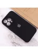 Чохол Silicone Case Full Camera Protective (AA) для Apple iPhone 15 Pro (6.1") Чорний / Black