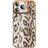 Чехол TPU+PC Wild Leopard with MagSafe and Lens для Apple iPhone 15 Pro (6.1") Brown
