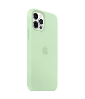 Чохол Silicone Case Full Protective (AA) для Apple iPhone 15 Pro (6.1") Зелений / Pistachio