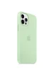 Чехол Silicone Case Full Protective (AA) для Apple iPhone 15 Pro (6.1") Зеленый / Pistachio