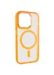 Чехол TPU Iris with MagSafe для Apple iPhone 15 Pro (6.1") Оранжевый