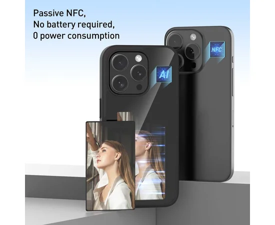 TPU+PC чехол Ink Show 2.0 для Apple iPhone 15 Pro (6.1") Black