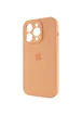 Чохол Silicone Case Full Camera Protective (AA) Apple iPhone 15 Pro (6.1") Помаранчевий / Cantaloupe