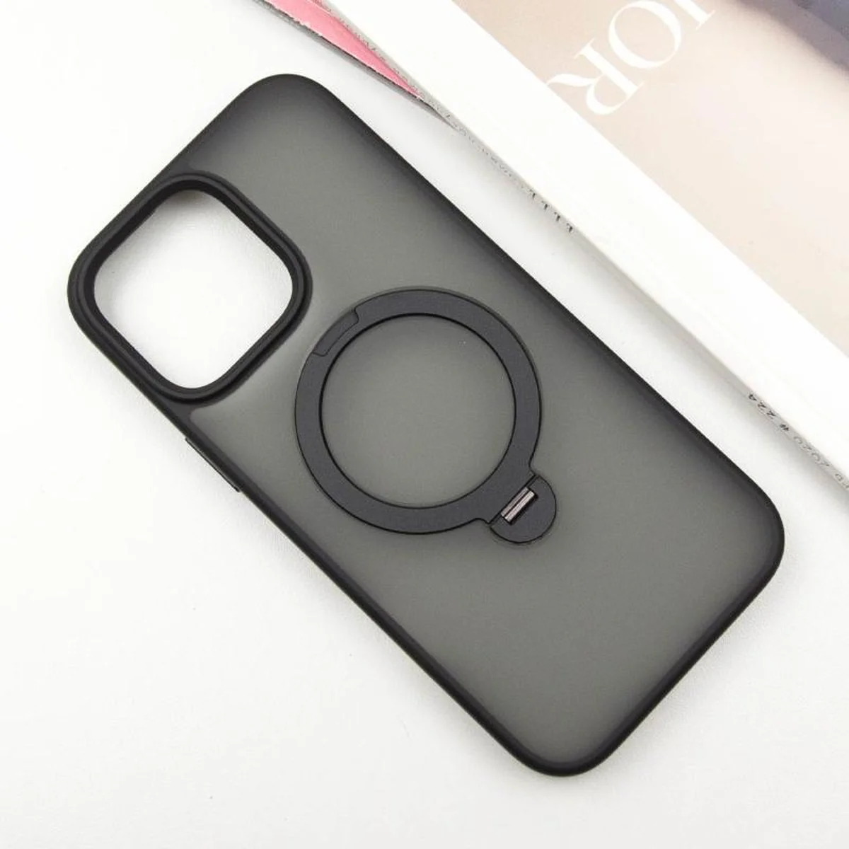 Чехол Ummi Colorful with MagSafe HQ Ring для Apple iPhone 15 Pro (6.1") Black