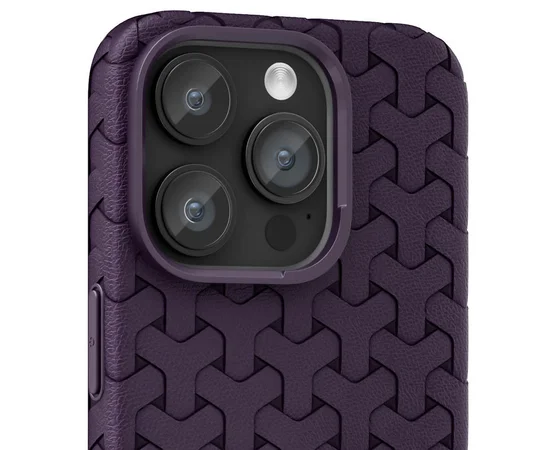Чехол TPU Weaving для Apple iPhone 15 Pro (6.1") Purple