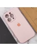 Чехол Silicone Case Full Camera Protective (AA) для Apple iPhone 15 Pro (6.1") Розовый / Chalk Pink